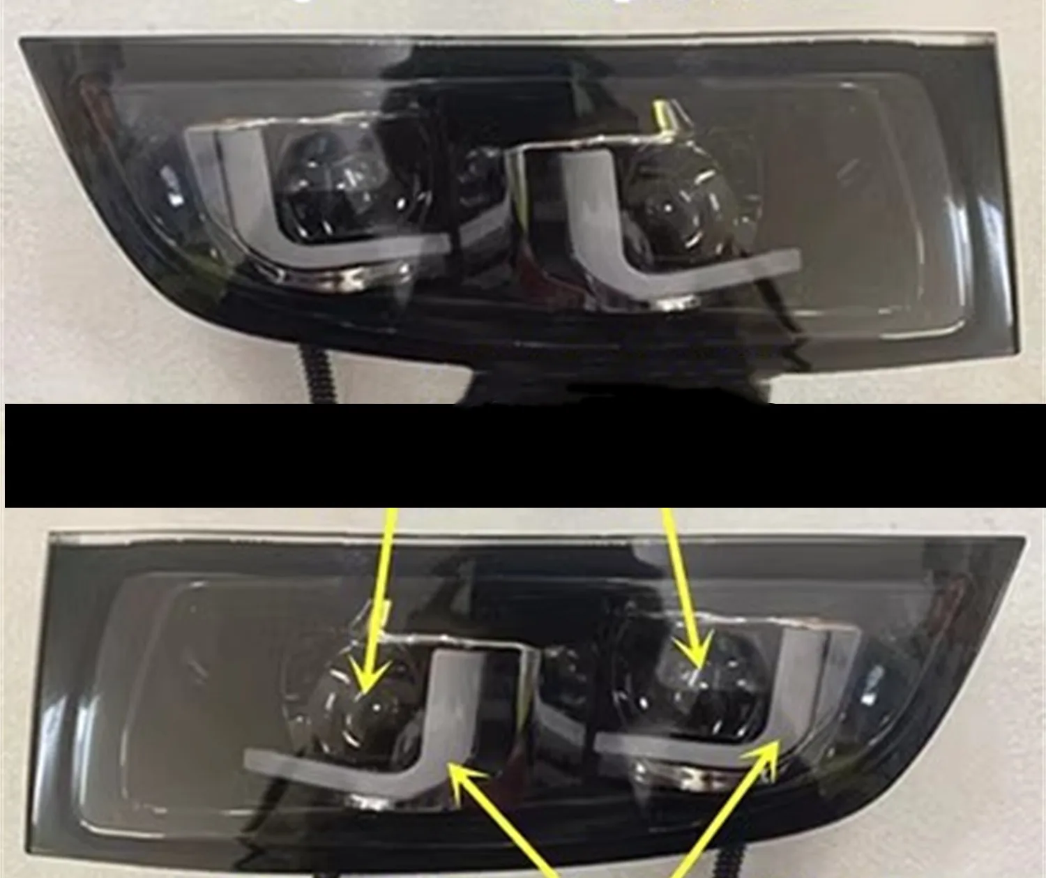 Car Front bumper fog lamp DRL daytime running light for Lexus UZJ120 GX470 03-09