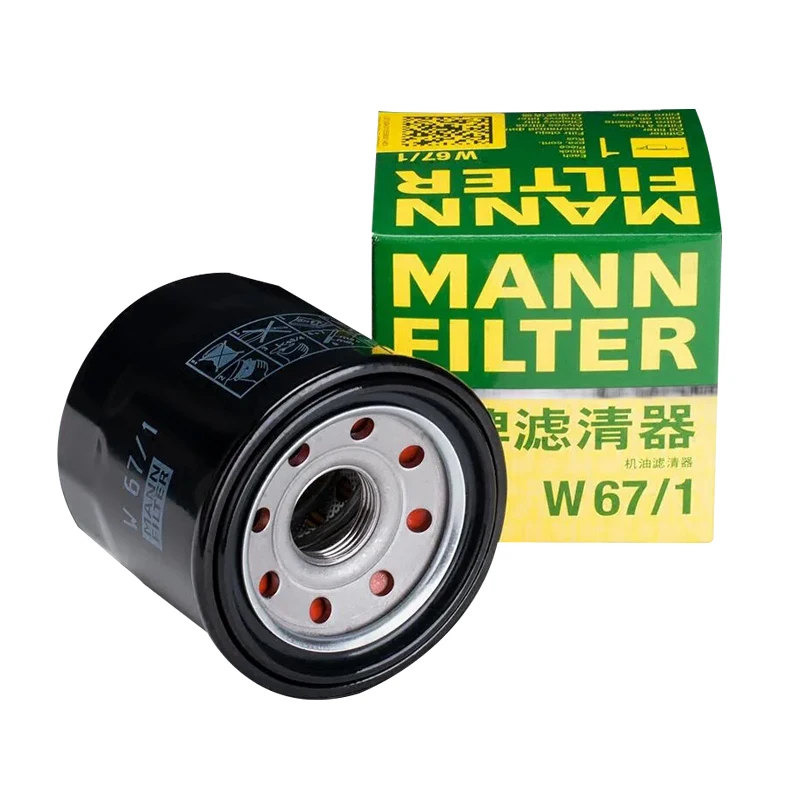 MANNFILTER W67/1 Oil Filter Fits SUBARU Forester NISSAN 370Z INFINITI KIA RENAULT Mégane Koleos 15208KA011 LMD135737 025914300