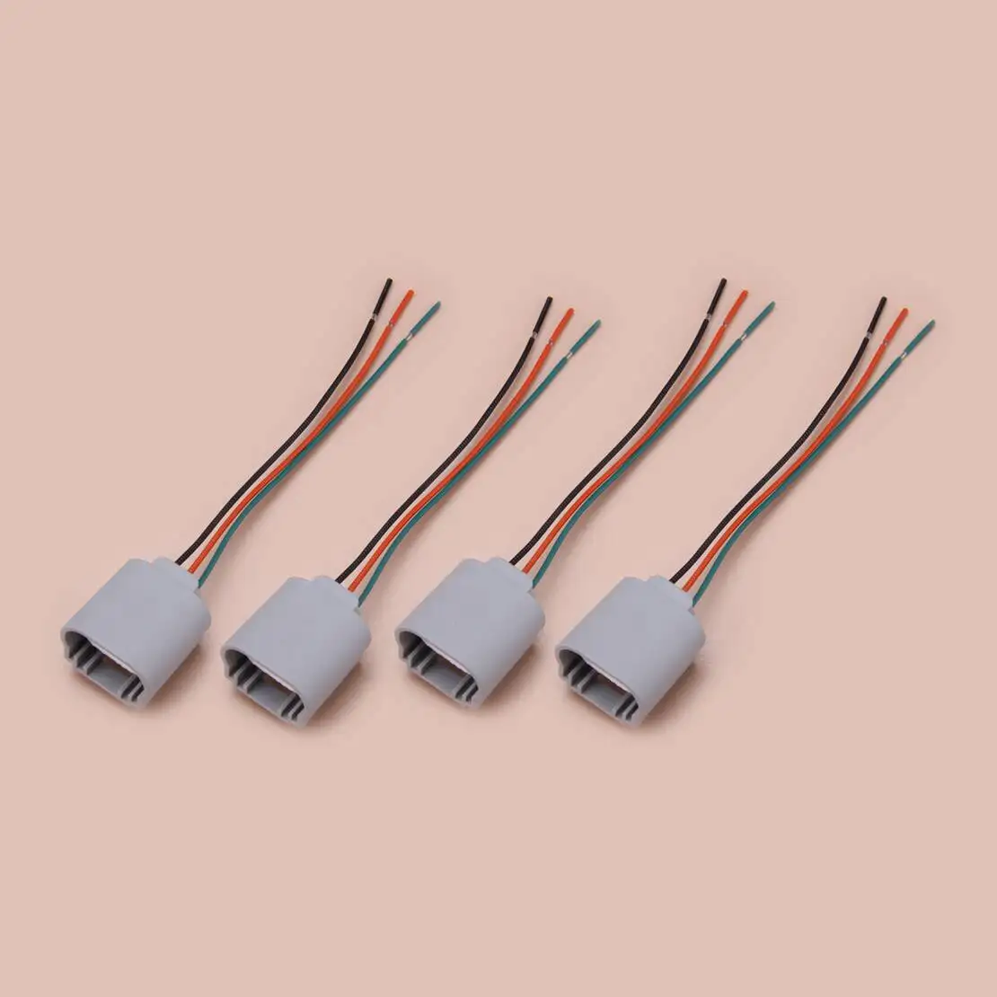 

DWCX 4pcs H13 9008 Headlight Connector Pigtail Wire Harness Female Socket Fit for Ford F-150 2004 2005 2006 2007 2008 2009-2019