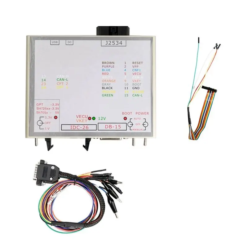 

For JTAG Powerbox Full Adapter Set For JTAG Power Box Connectors Works Openport J2534 EU Plug 3 Modes