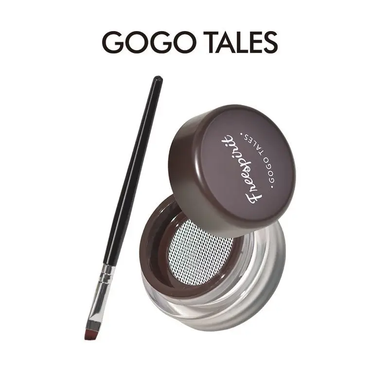 GOGO TALES Penna gel eyeliner Impermeabile a lunga durata Senza sbavature Quotidiano Naturale Nero Marrone Eyeliner Crema Cosmetici per il trucco