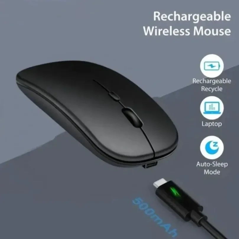 Rechargeable Wireless Gaming Mouse Portable Ergonomic Quiet And Magical Suitable For Portable Computers Tablets IPAD Phone view 2