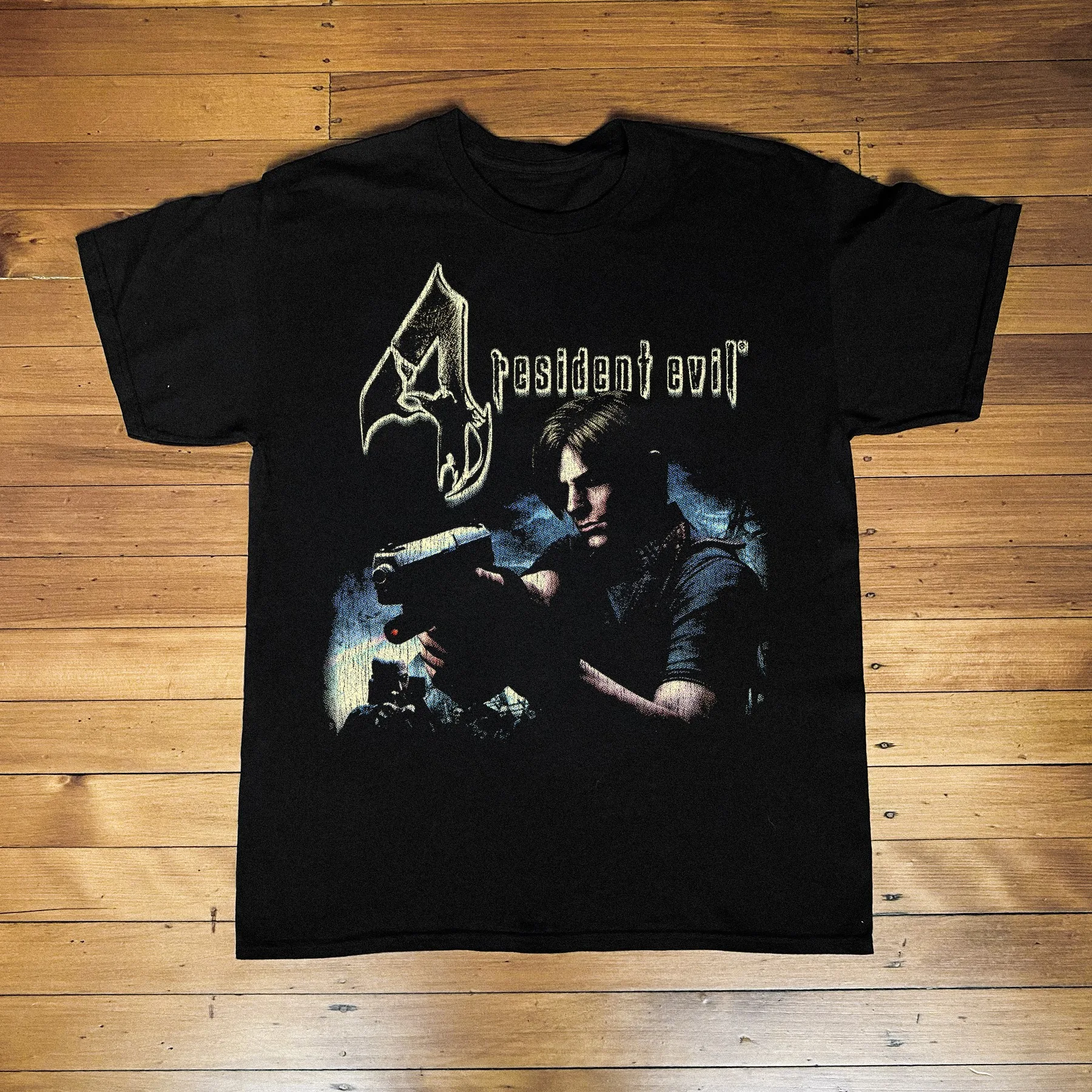 Resident Evil 4 Survival Horror Game Graphic Tee Cotton Men Women T-Shirt Vintage Streetwear