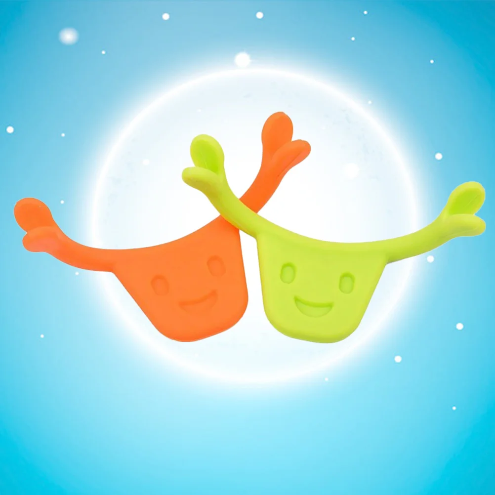 2 szt. Trener uśmiechu, jadalny silikonowy masażer mięśni jamy ustnej, modelujący twarz, wzmacniający usta i szczękę, redukujący zmarszczki uśmienia