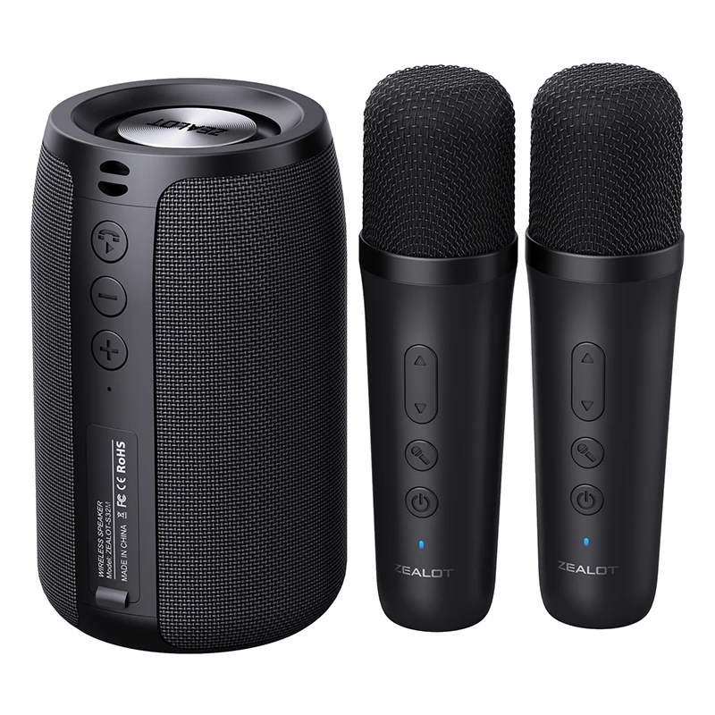 Zealot-S32 haut-parleur sans fil extérieur portable Subwoofer haut-parleur, étanche IPX 6, les touristes appariement, batterie 1800mAh 4
