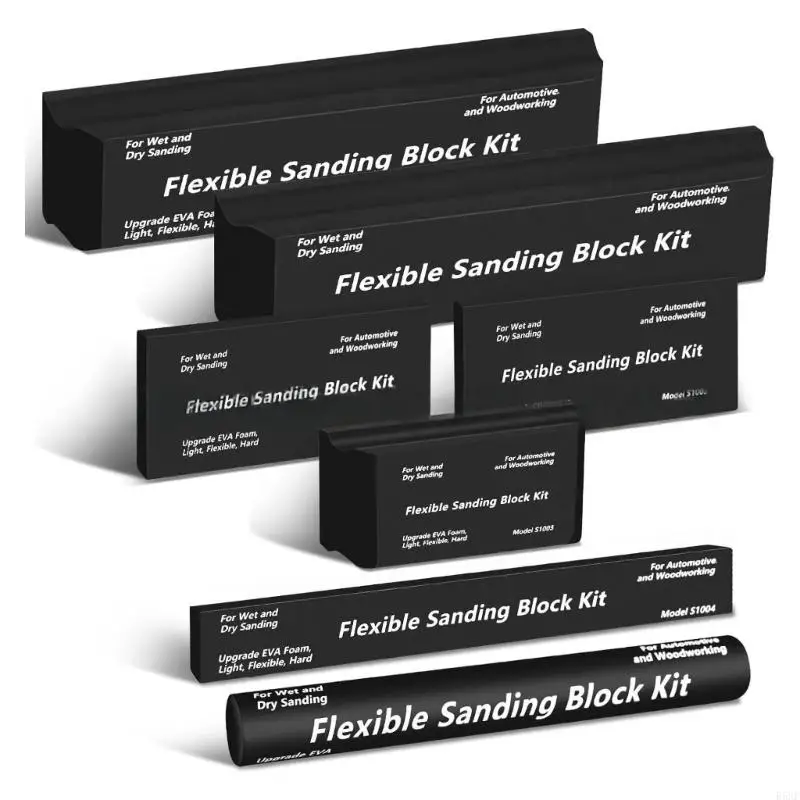 

2025 Новые 7pcs eva Sanding Set Eva Foam Sander Sponges для изогнутых поверхностей Автоотачивание
