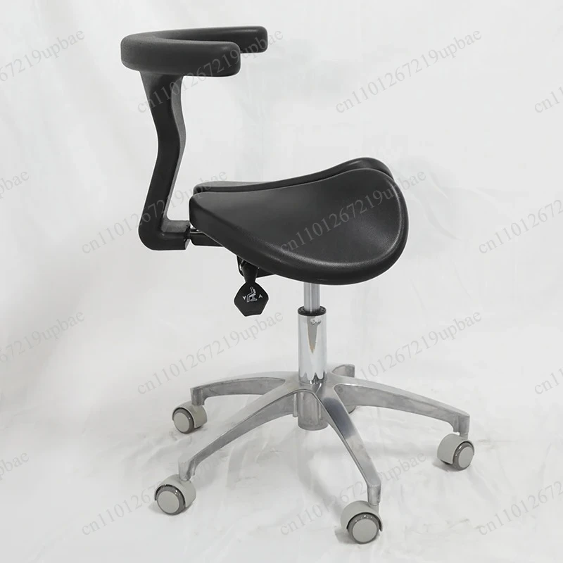 Dental Saddle Stool Ergonomic Orthopedic Chair Height Adjustable with Silent Wheels for Salon Clinic Spa Doctor