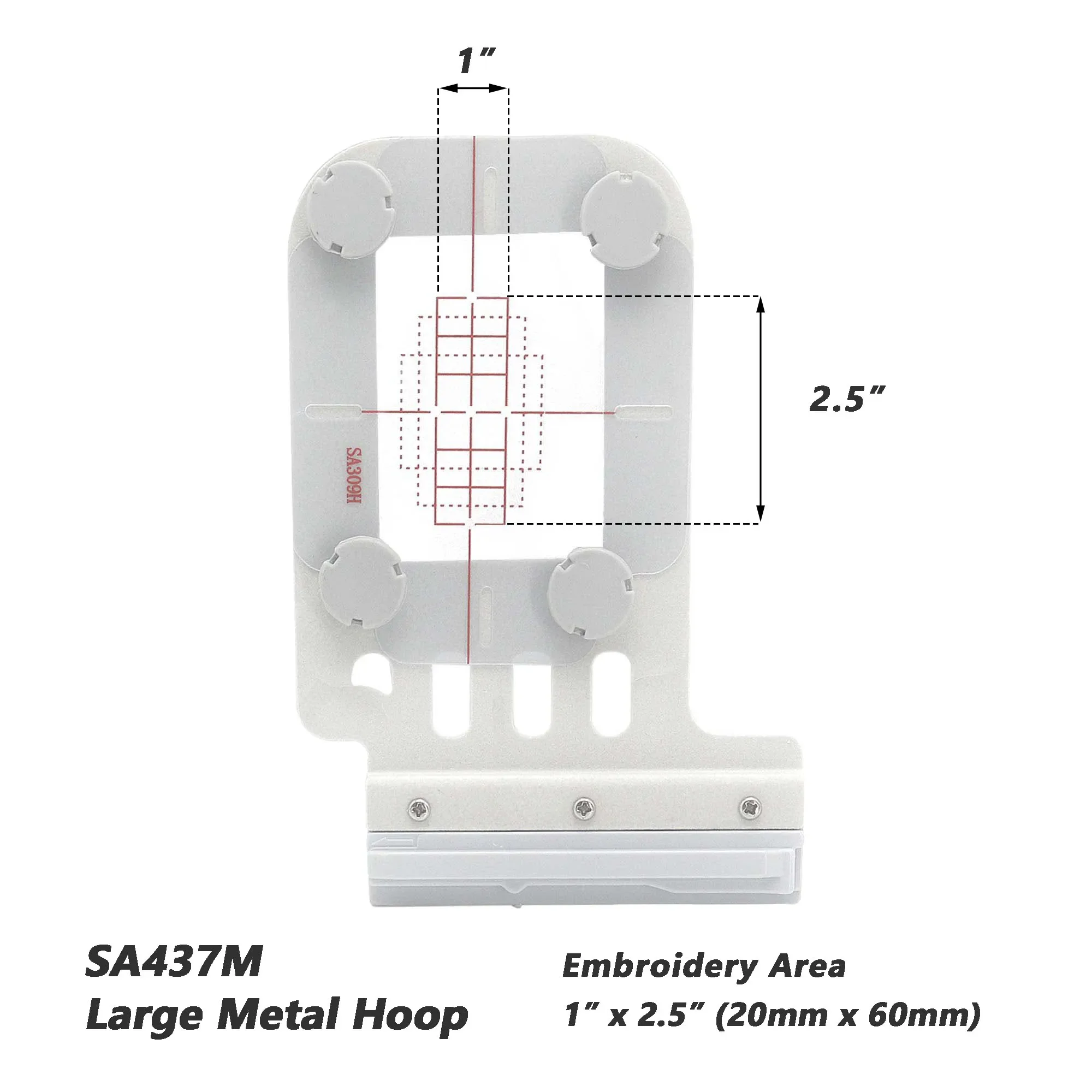4in1-BM Magnetische Hoop kit geschikt voor Brother Innovis V3/V5/V7 2800/2500/1500 5000/4000/Duetta 4500 XE1/XJ1/NV6700D/6000D XP1 V8500D - afbeelding 1