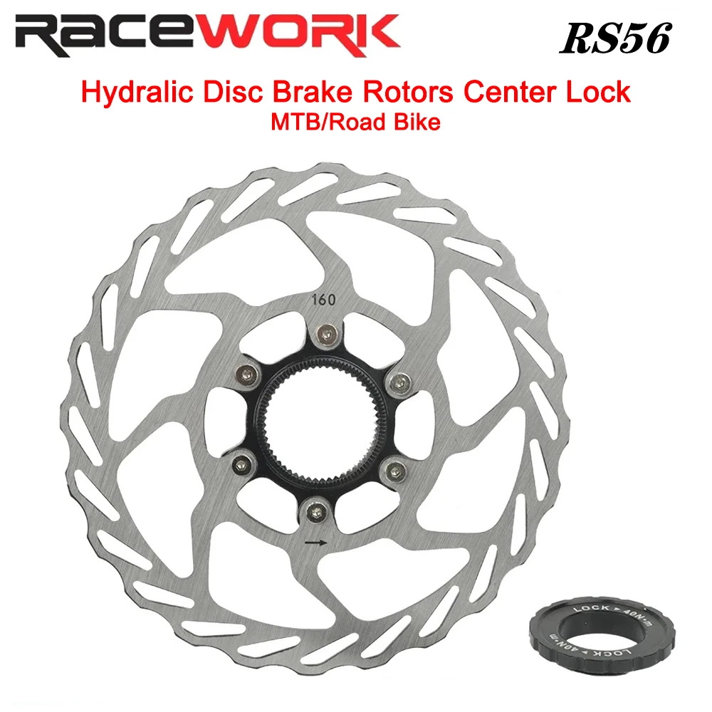

Велосипедный дисковый тормозной ротор Racework, центральный тормозной ротор, полые колодки, диски, центральный замок 140/160/180 мм, дисковый тормозной ротор для горного велосипеда, центральный замок