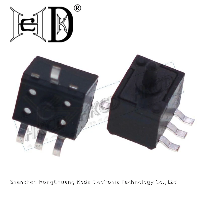 10Pcs KFC-W-16 Detection Travel Detection Bidirectional Detection Limit Detection Microswitch 4-Pin Vertical Smt Switch