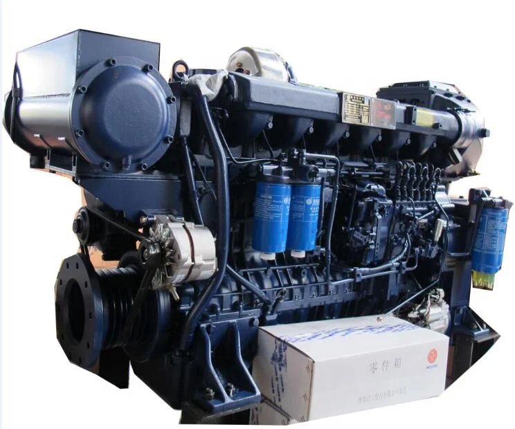 Sales Promotion 500hp Marine Diesel Engine With Gearbox WP12C500-21