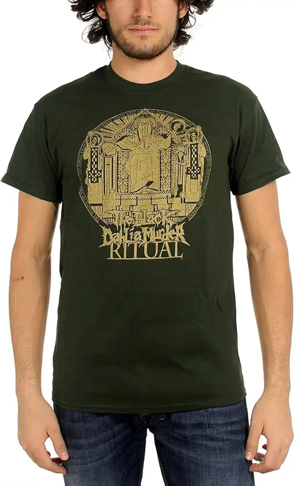 The Black Dahlia Murder Men's Ritual Stamp T-Shirt Green High Quality 100%Cotton Short Sleeve