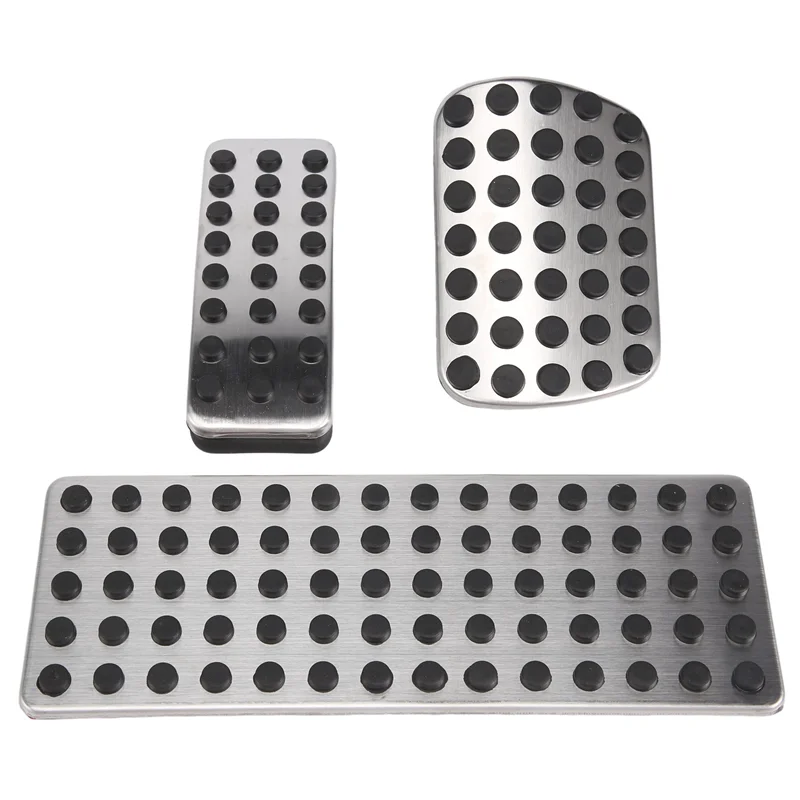 

1 Set Silver Car Brake Pedal Pad Stainless Steel Car Accessories, For Mercedes Benz AMG A B CLA GLA ML GL R W176 W245 W246 W251