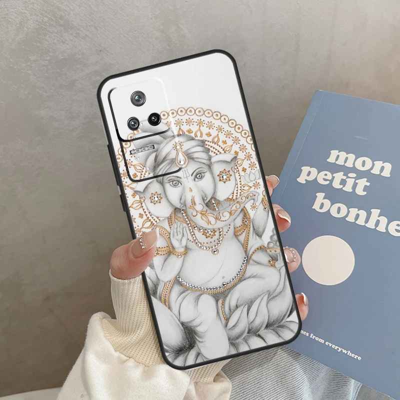 Ganesh Elephant God For Xiaomi 12T 11T Pro 11 12 13 Lite Case For POCO F5 X3 X5 Pro F4 X4 GT F3 M5 M5s C40 Cover