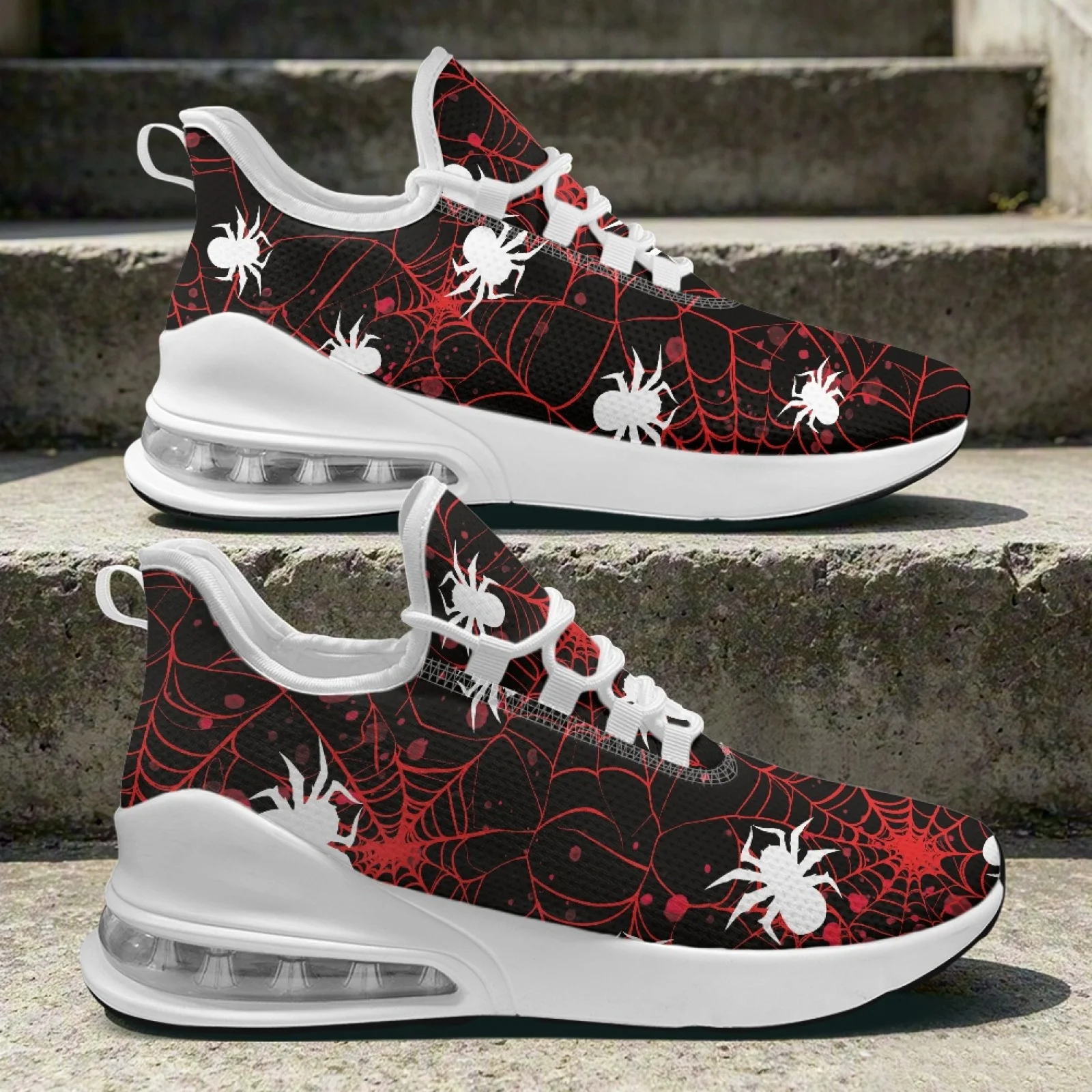XIXIRIMIDO Halloween Air Cushion Schuhe Damen Sneakers Atmungsaktive Damenschuhe Tenis Feminino Academia Sandalen für Frauen