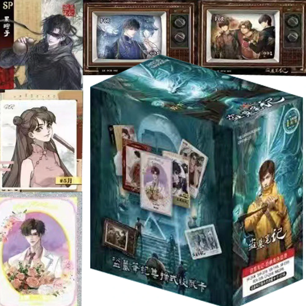 

The Graver Robbers’ Chronicles Cards Collection Chinese Novels Comics Highly Popular Characters Exquisite Card Children Toy Gift