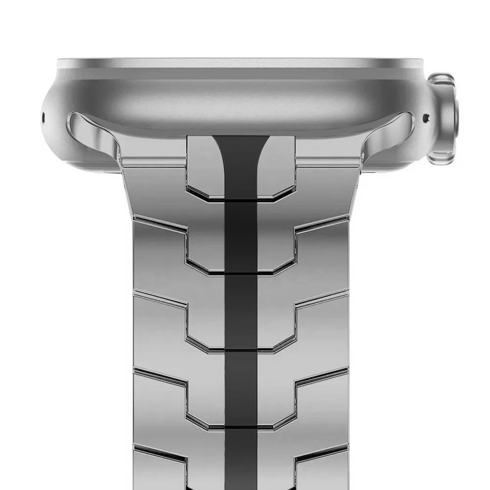 Cinturino in acciaio inossidabile per cinturino Apple Watch 45mm 41mm 40mm 44mm 38mm Ultra 2 49mm cinturino in metallo braccialetto iWatch serie 10 46mm 42mm