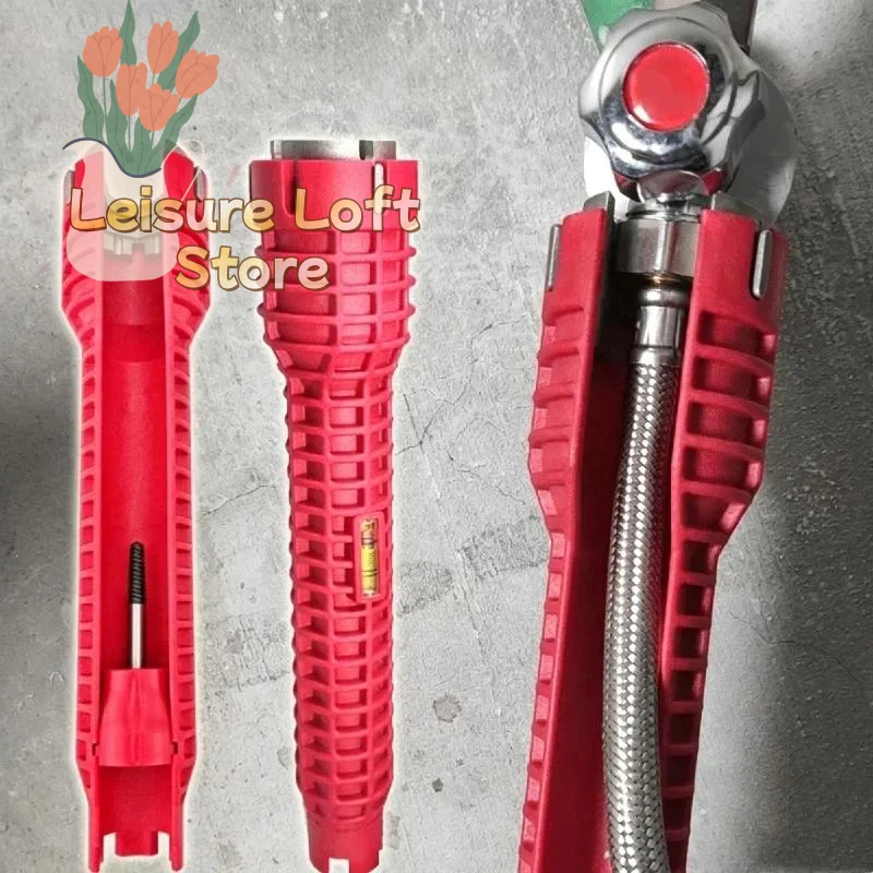 Multi-Functional Sanitary Wrench 1Pcs Universal Pelvic Floor Leading Sleeve Disassembly Tool for DIY Plumbing Enthusiasts