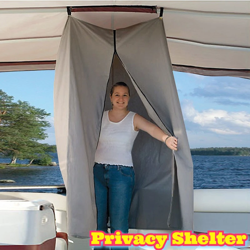 Yacht Boat Privacy Shelter Changing Cover Portable Waterproof Outdoor Travel Pop Up Enclosure Beach Camping Quick Change Room