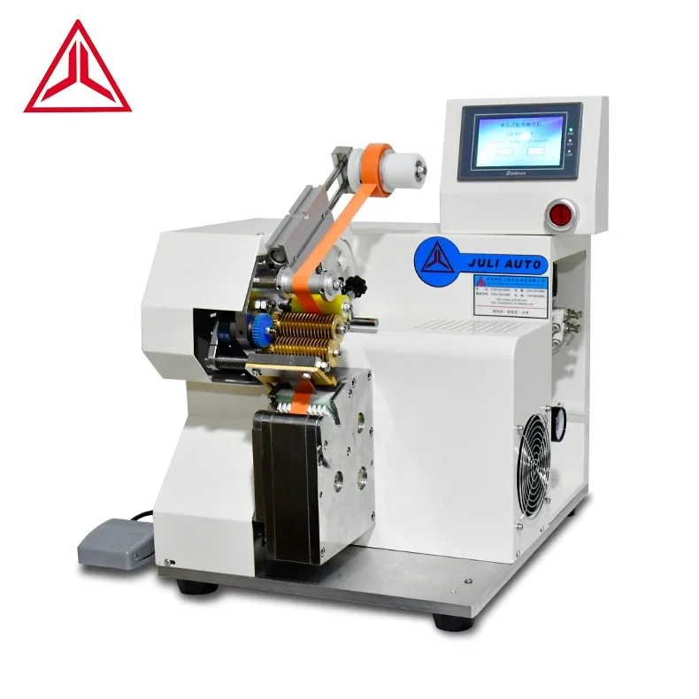 Avvolgitrice automatica portatile per nastro isolante elettrico