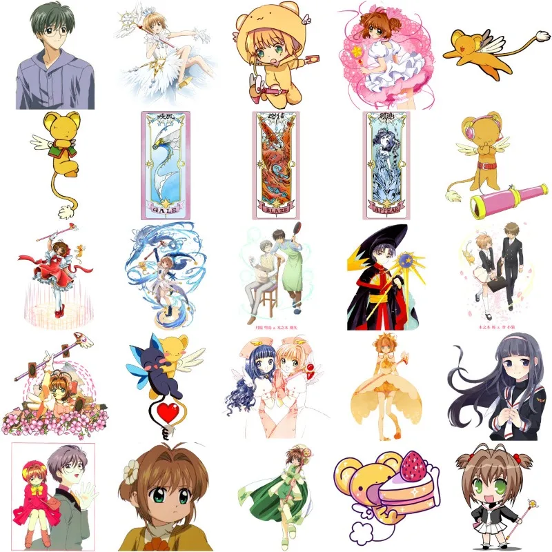 CardCaptor ساكورا أنيمي ملصق الكرتون الإبداعية باد كوب ماء دفتر مقاوم للماء ملصق مزخرفة اكسسوارات هدايا العيد