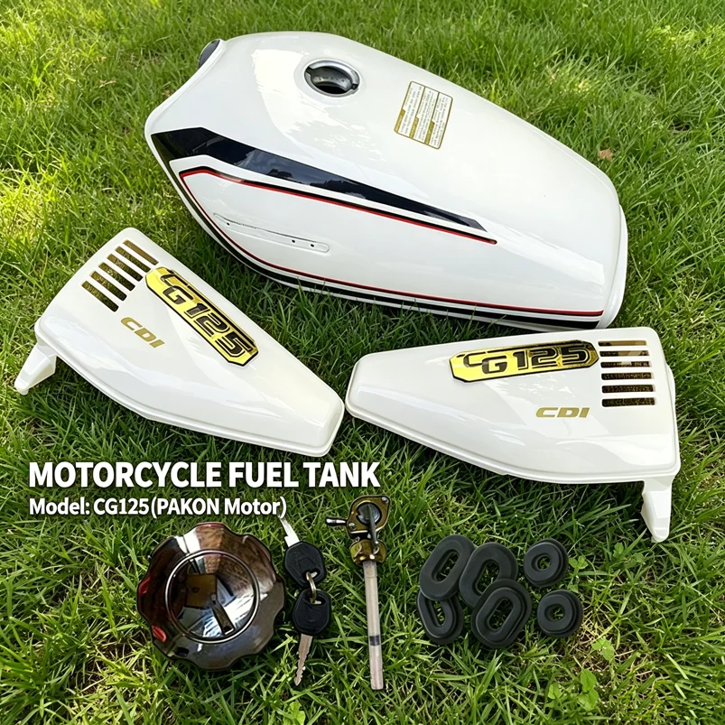 Motorcycle Fuel Tank for Honda Dayang Jialing Loncin Lifan for CG125 HJ125 LX125 CDI125 QJ125 LF125 Petro Tank With Covers/Cap
