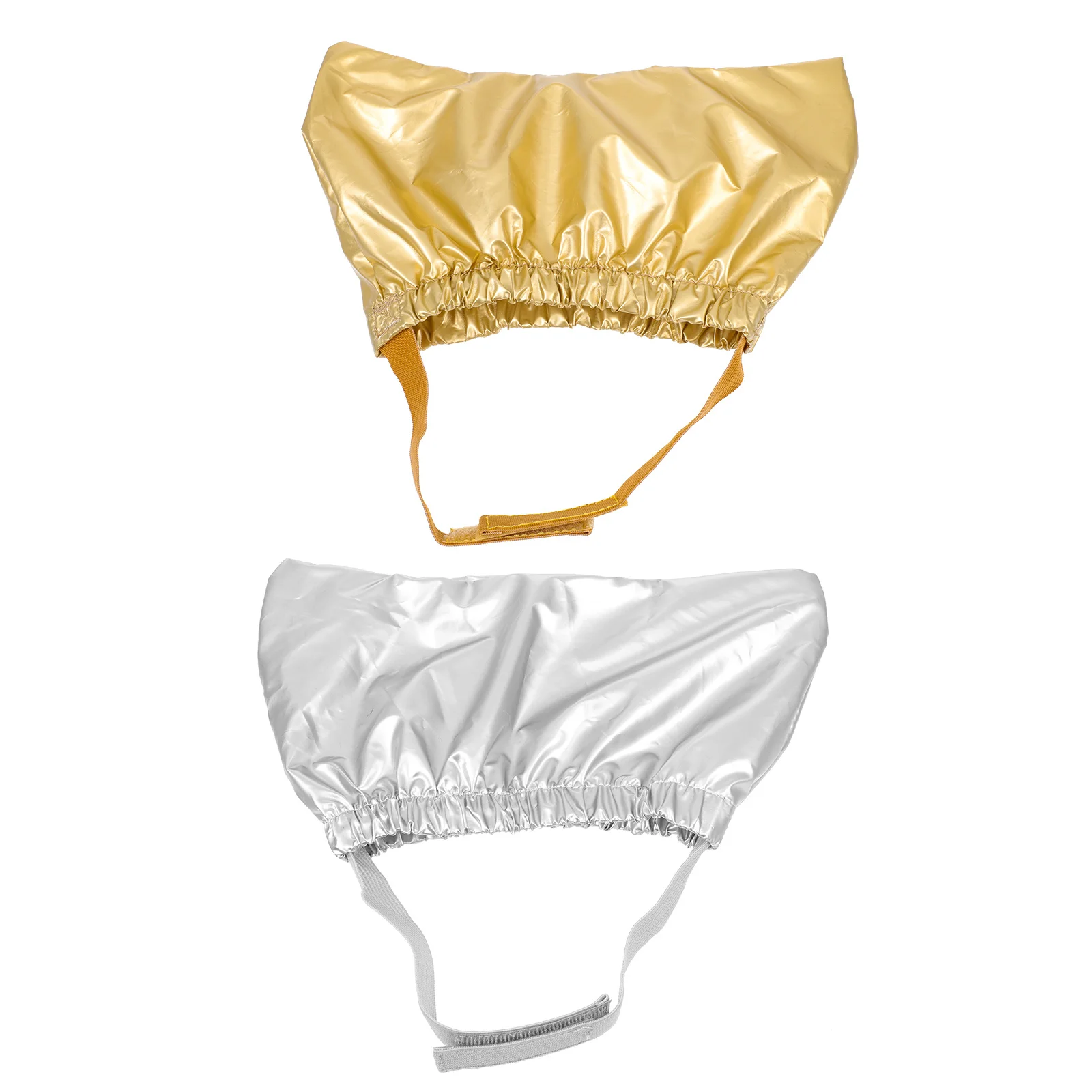 

2Pcs Pet Bath Hats Stretchable Puppy Kitten Shower Caps Ear Protection Household Bath Caps Practical Pet Accessories