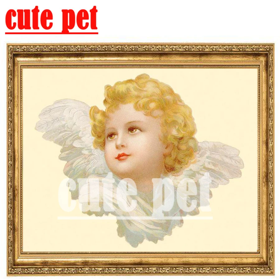 DIY Angel Child 5D Diamond full Round square Diamond Painting Mosaic DIY Cross Stitch Kit Diamonds Embroidery Painting