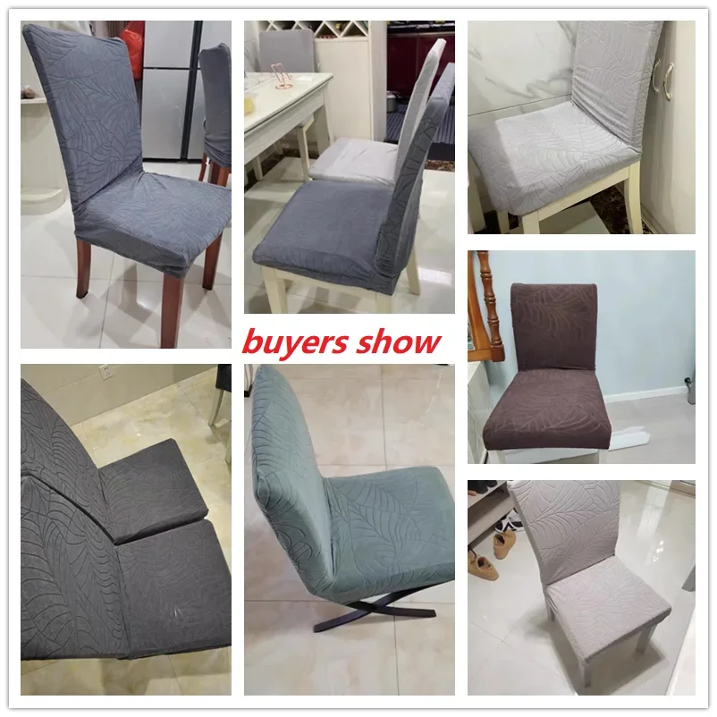 Waterproof Chair Cover for Dining Room Chair Covers for Chairs Kitchen Wedding Hotel Banquet Protector Seat