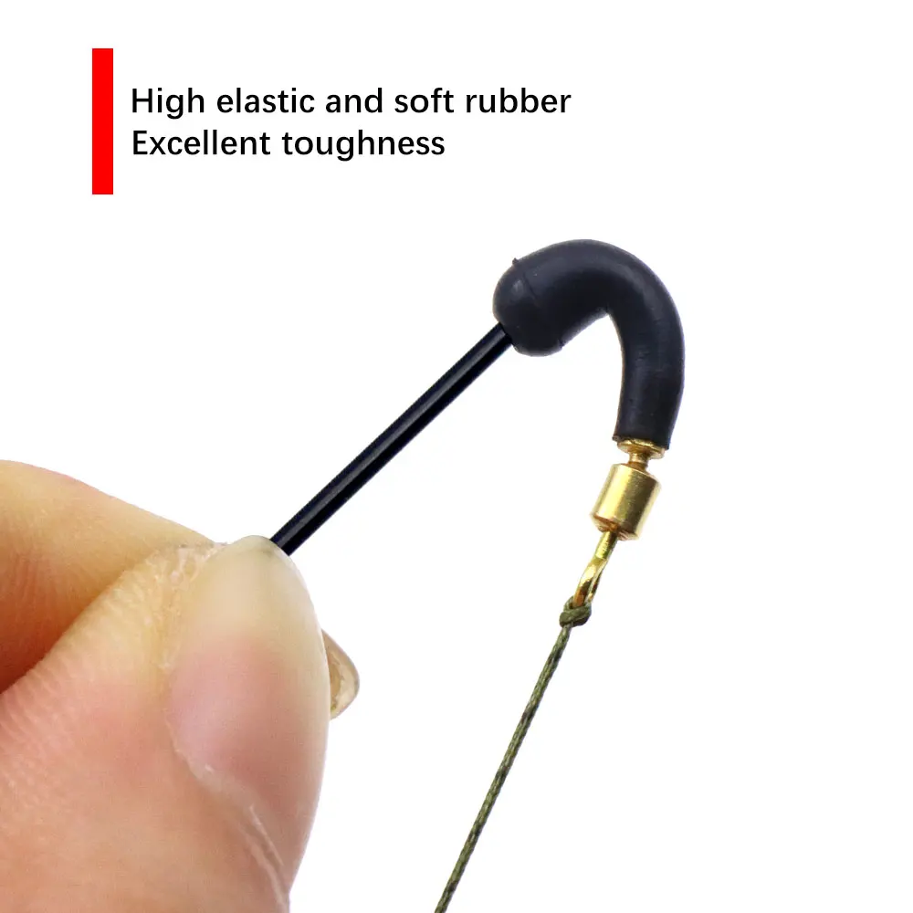 20 قطعة اكسسوارات الصيد النحاس حلقة يدور تعويم مساند عالية السرعة دوران المرونة الانجراف مقعد الأسماك الكارب معالجة #5