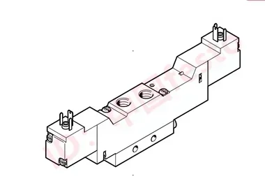 Electromagnetic valve MEBH-5/2-1/8-P-L-5/3G-1/8-B 173012 173016