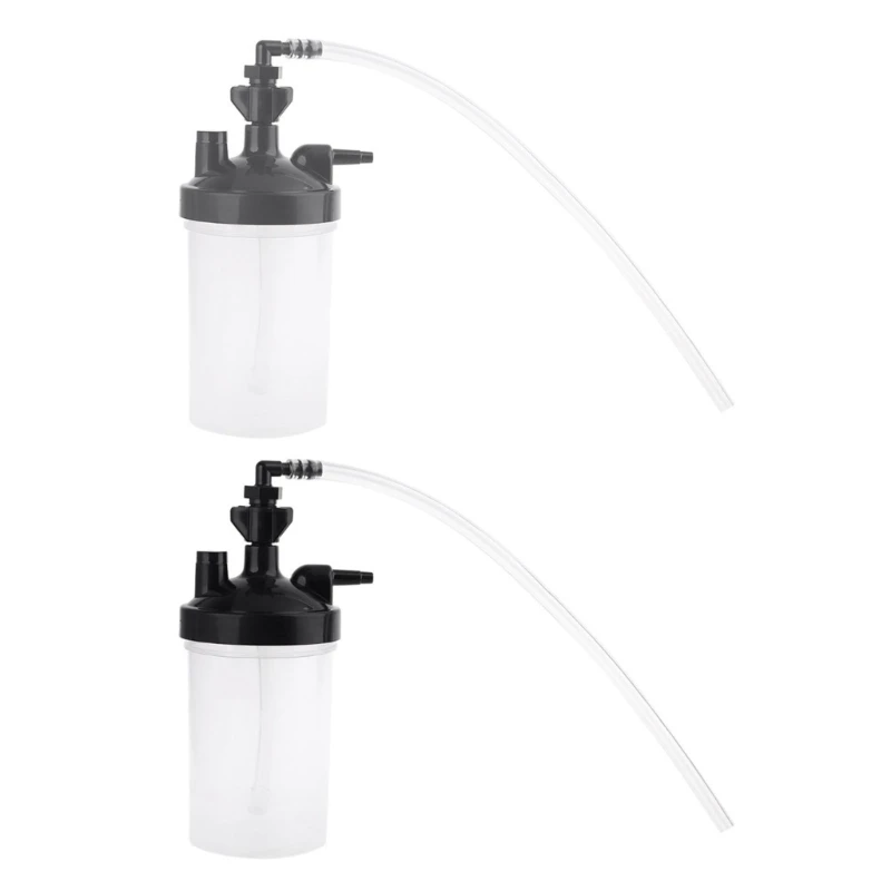 Imagem -02 - Altura Umidificador Garrafa de Água Oxygen Bubbler Bottle Umidade para Concentrador de Oxigênio Tubing Connector Elbow 12