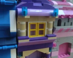 1244-delige Moc middeleeuwse luxe regenbooghuisscène bouwsteen aanpassen diy onderwijs montage kinderen speelgoed verjaardag verrassingscadeau