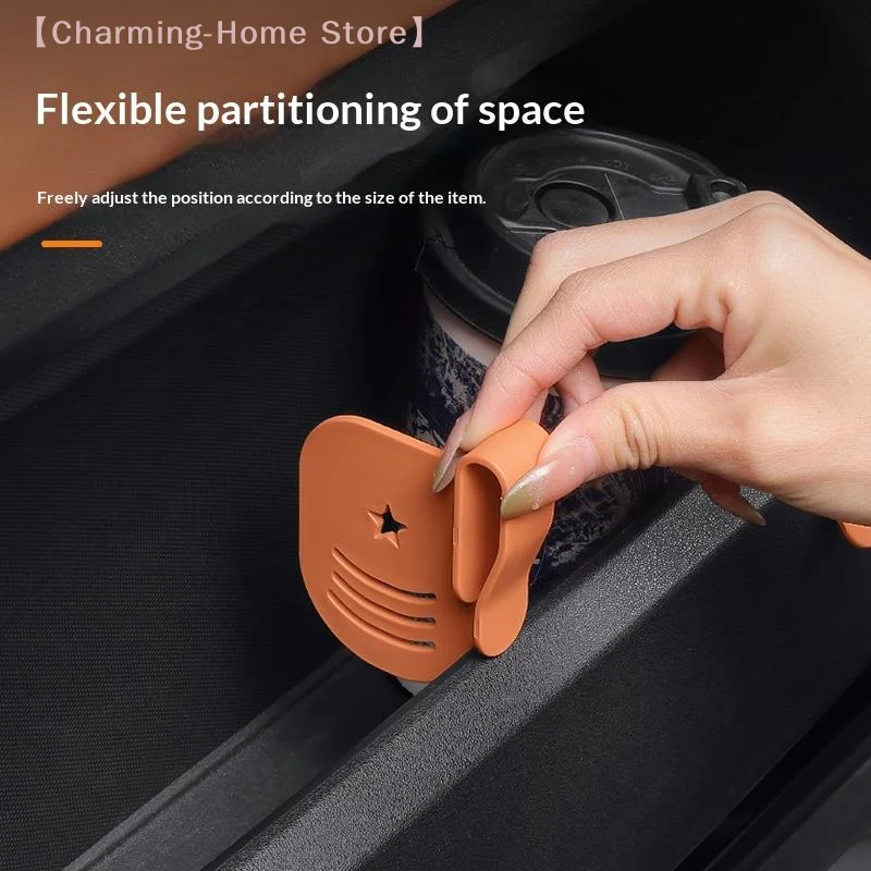 【M】1/2Pcs Universal Car Door Side Storage Partition Car Door Groove Partition Panel Car Storage Organizer Management Car Parts