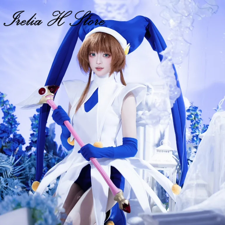 Irelia H Card Captor Sakura Cosplay Costume THE WATERY Card The Blue Clown outfit Cosplays Anime Halloween view 5