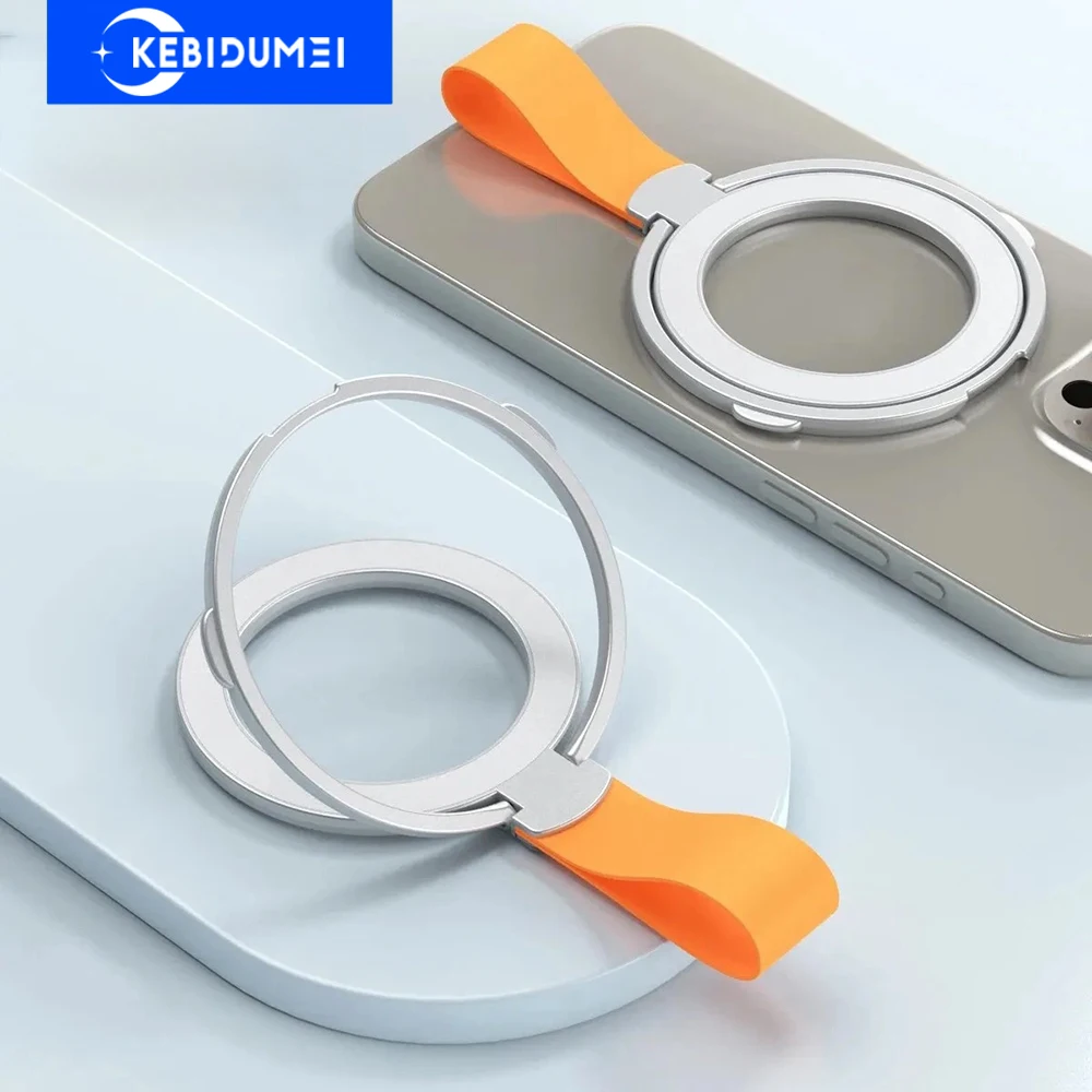 

Universal Magnetic Phone Stand Double-Sided Suction Finger Ring Bracket Foldable Cellphone Stand Support for Huawei Xiaomi