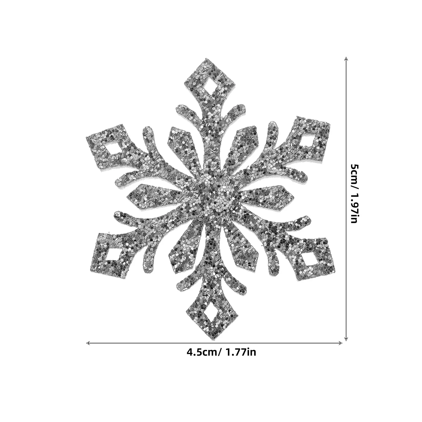 30 قطعة دبابيس الشعر ندفة الثلج Diy بها بنفسك اكسسوارات للفتيات الاطفال الحرفية صنع المجوهرات سكرابوكينغ الملابس بقع ديكور الحرف اليدوية #6