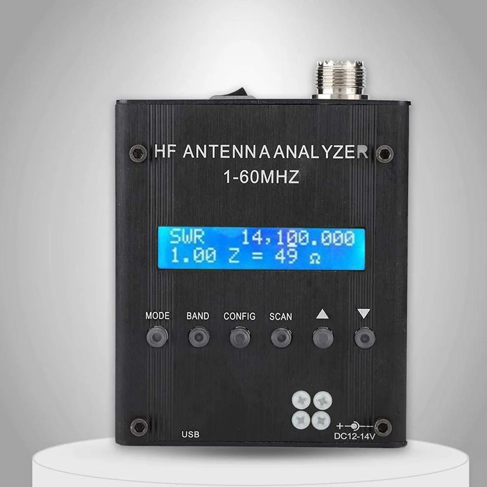 Shortwave Shortwave Antenna Analyzer, MR300, saída 2.0V Pp, Vector Tester Medidor Ajustável, Bluetooth Digital