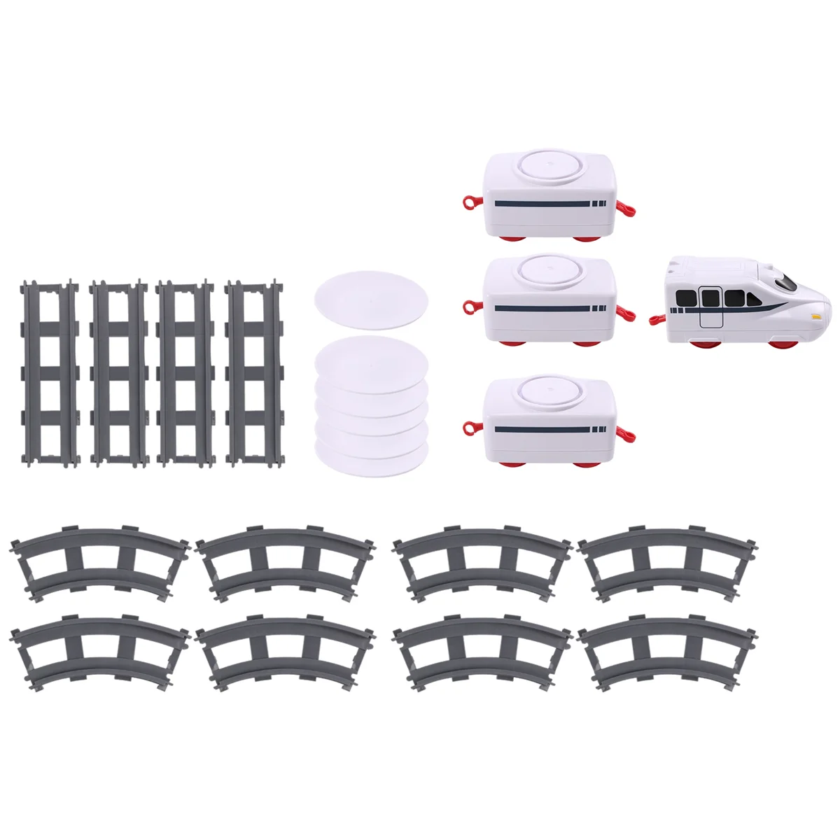 LDHL Sushi Train Rotary Sushi Toy Track Conveyor Belt Rotating Table Kid Food Train Set DIY Sushi Making Family Sushi Party