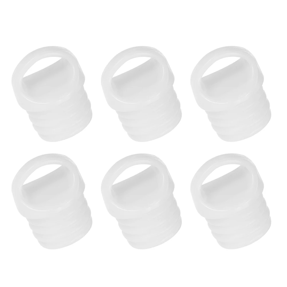 

6pcs Water Blocking Accessories Mop Bucket Hole Covers Rubber Drain Plug Replacement Stable Material Cleaning Supplies