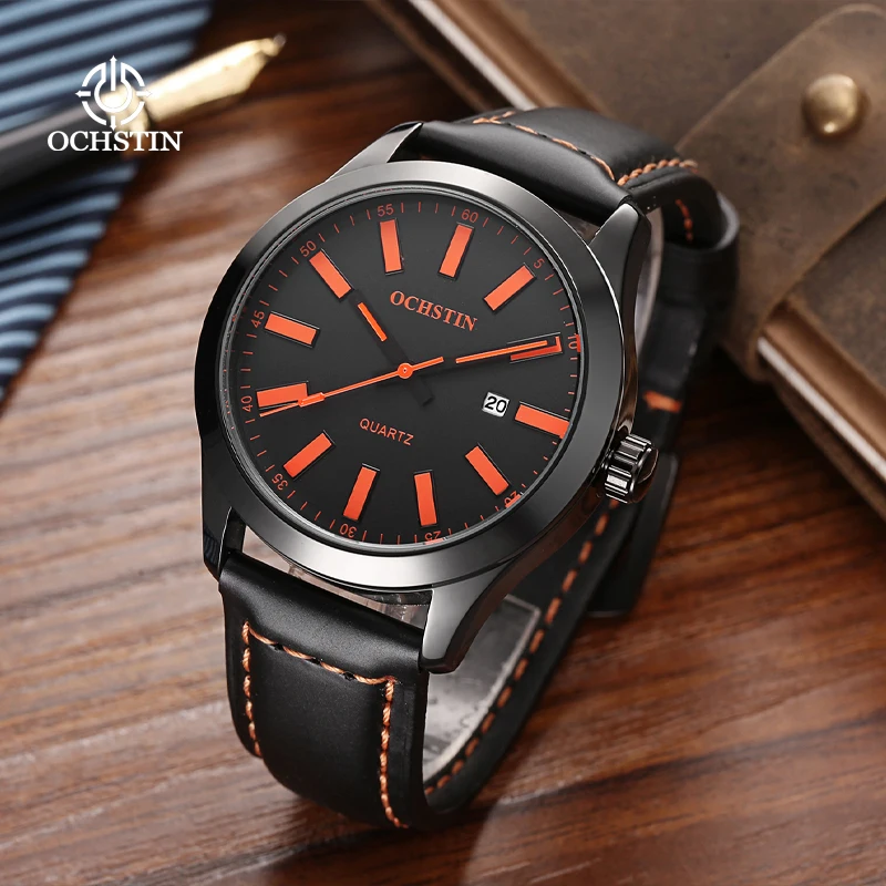 ochstin hot model 2024 simple trend style legend series multifunction quartz movement waterproof watch men's quartz watch