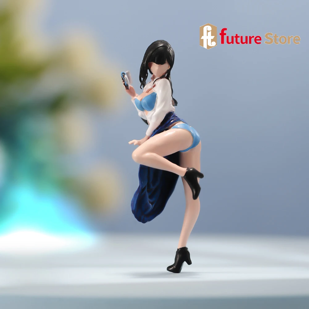 

ANT 3D Print 1/87 1/64 1/43 Literary Girl Painted Diorama Figure Model Miniature Creative PhotographyCars Vehicle