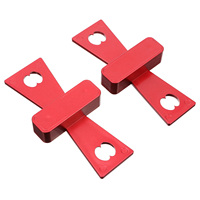 2 pcs Dovetail Scribe Marking Gauge Parallel Scriber Carpentry Tool ABS Lightweight Durable Precision Woodworking Accessories