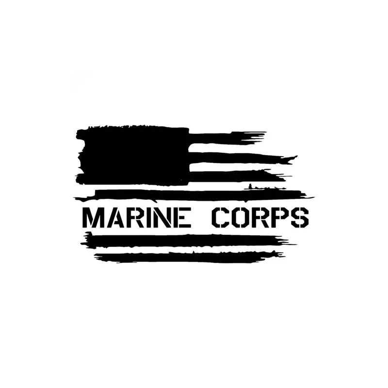 OFK MARINE CORPS USMC American Flag Decal Personality Car Sticker Decorative Accessories Creative Sunscreen Waterproof PVC.