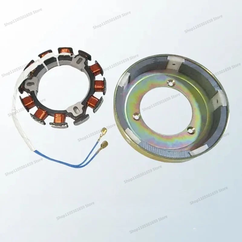 For Generator Set Parts 170F-192 Garden Electromechanical Flywheel Charging Coil, Pure Copper Wire 12V
