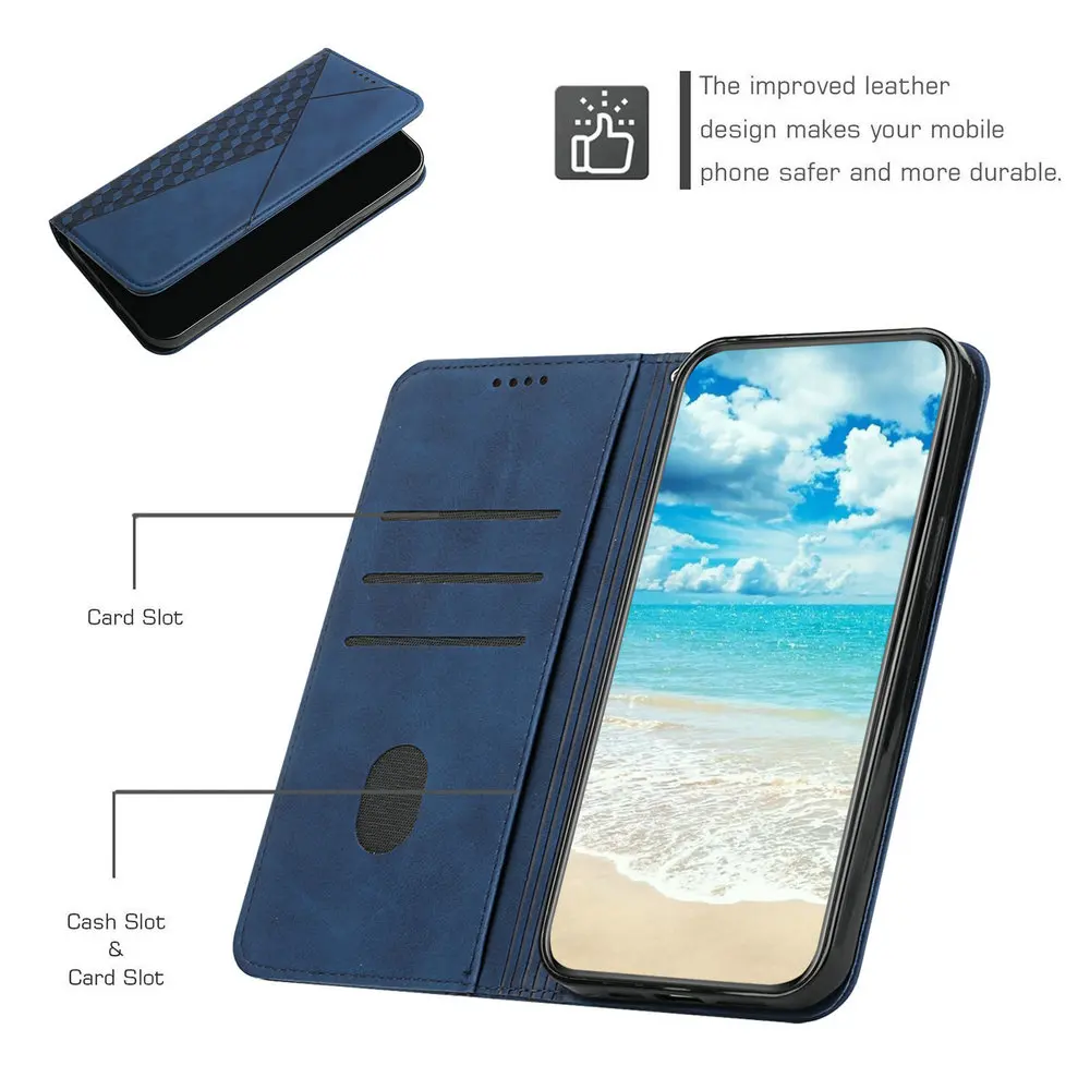 For Xiaomi 15T 14T 13T Pro Flip Case Redmi Note 14 13 T Leather Magnet Book Case Poco X7 Pro X6 Flip Cover Note12 Pro Plus 5G 4G