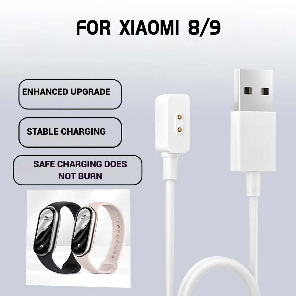 Magnetic Charging Cable for Xiaomi Mi Band 9 8 7 6 5 USB Charging Cable for MiBand 7 Pro Cord Charger USB Wire Portable