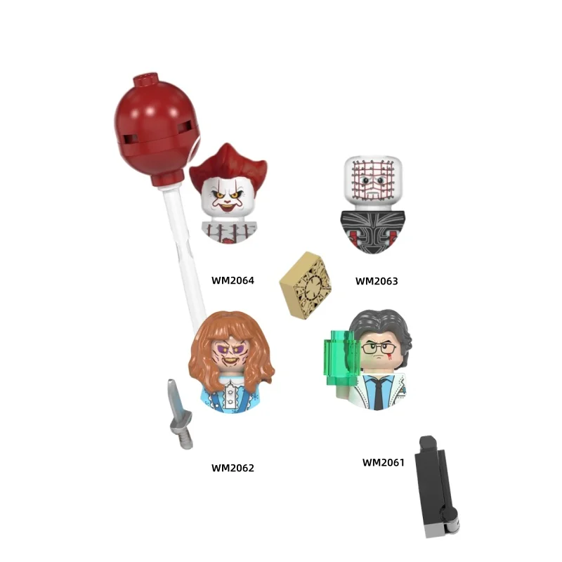 

Фигурка фильма ужасов на Хэллоуин WM6075 WM6101 Салли Призрак Крик Ганнибал Королева вампиров Экшн-кирпичи персонаж собрать подарок игрушки