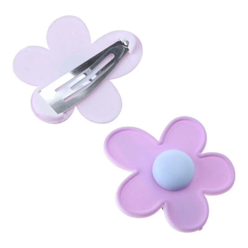 

J15U Girls Hair Clips Toddler Hair Clips Flower Maple Hair Clips for Little Girls Baby Kid Colorful Small Hair Barrettes