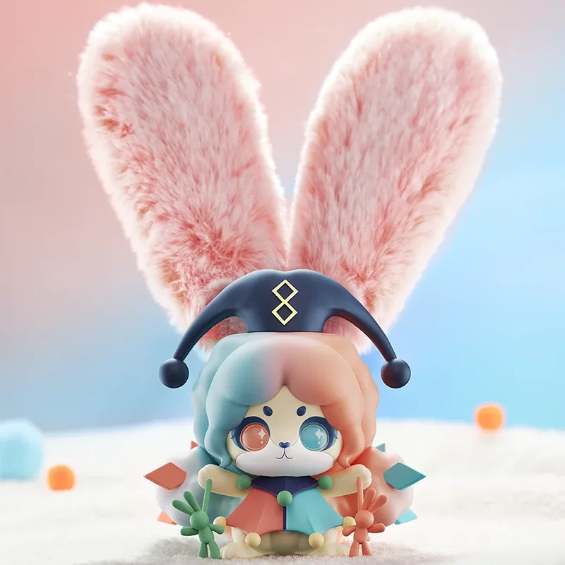 

Модная глухая коробка ручной работы с кроличьим сердцем, игрушка из натуральной чашки, серия настольных украшений, подарок для детей и друзей, милая игра на день рождения